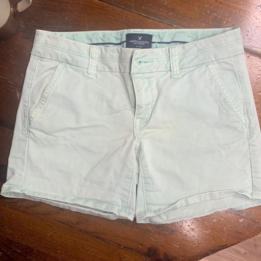 American Eagle high waisted trouser shorts